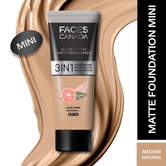 FACESCANADA Rose Glow Kit|Rose Gold Strobe Cream (30мл) + Medium Natural All Day Hydra Matte Mini Foundation (15мл)