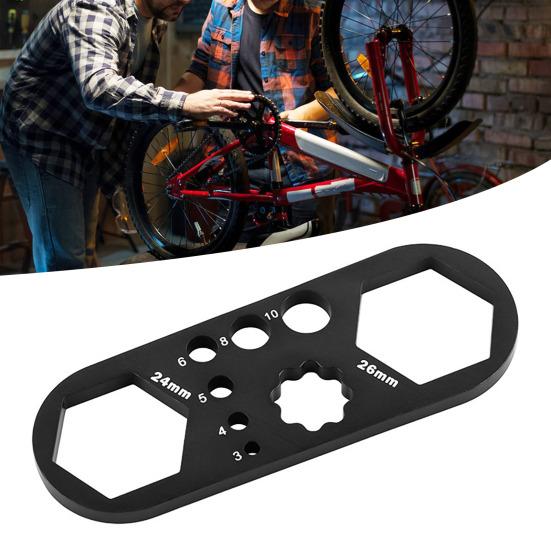 Ключ для передней вилки велосипеда из прочного алюминиевого сплава для горного велосипеда, дорожный ключ для снятия верхней крышки амортизационной вилки, инструменты для ремонта велосипеда