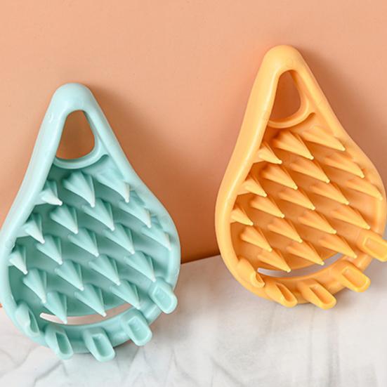 Massage Brush High Elasticity Massage Skin Brush for Hair Washing Shampoo Comb Shower Home Use