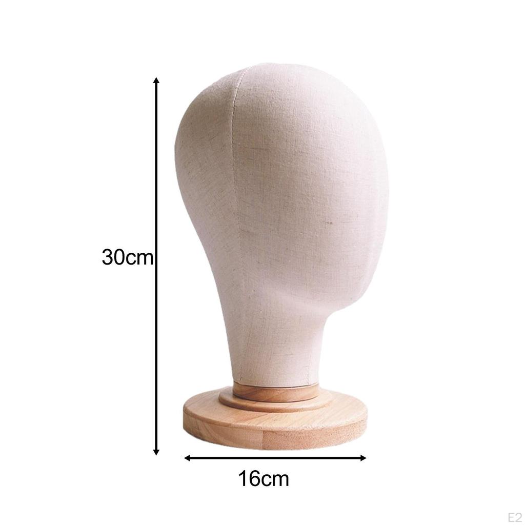 Mannequin Head Model Wig Hat Display Stand Holder 54cm Multifunctional Sturdy Manikin for