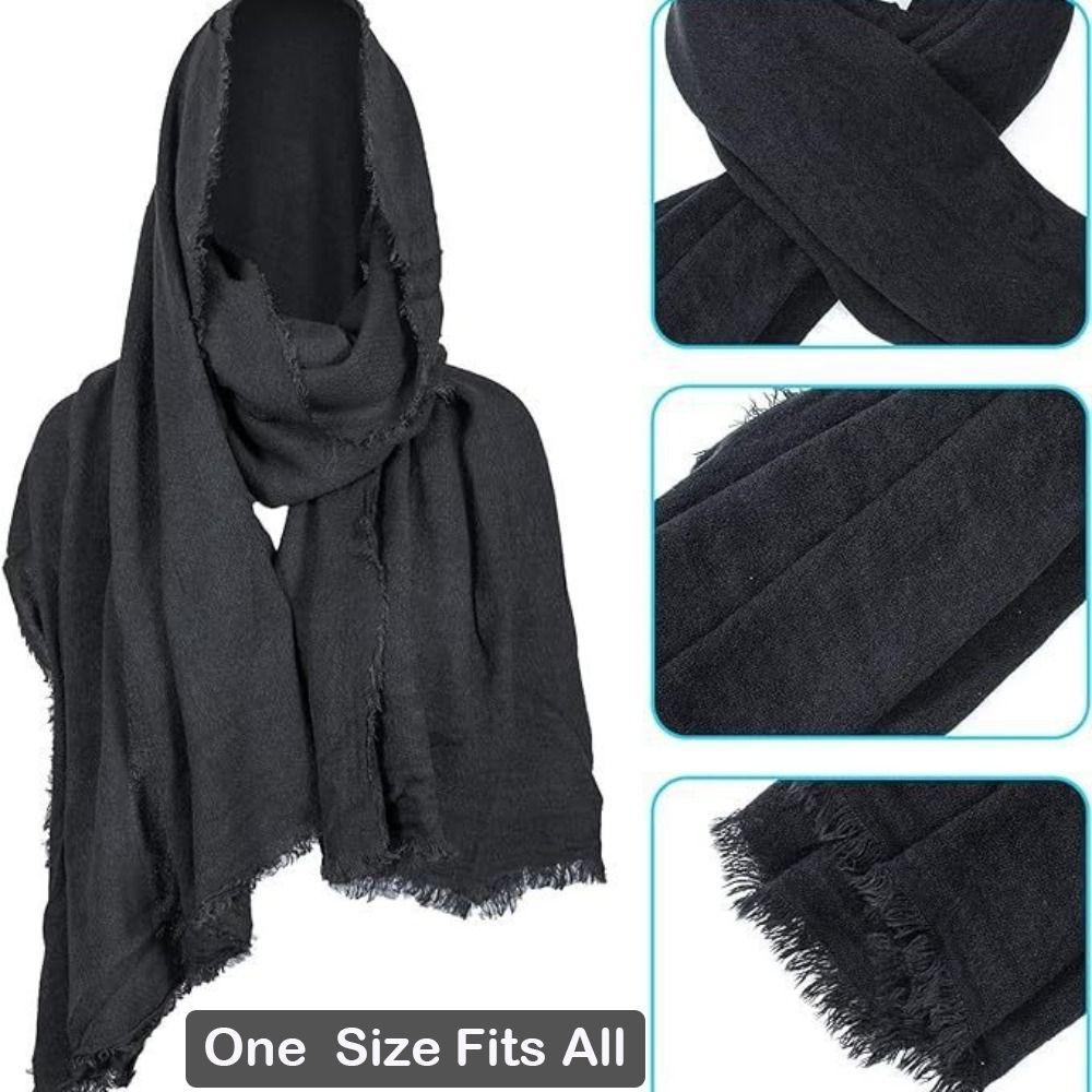 Black/Brown Men's Medieval Pirate Retro Hood Unisex Medieval Hood Cloak Middle Ages Shoulder Cowl