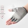 Износостойкие перчатки для фитнеса, дышащие перчатки без пальцев, перчатки для велоспорта с полупальцами, спортивные варежки для йоги