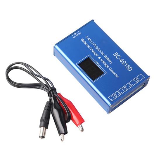BC-4S15D литиевый аккумулятор балансировочное зарядное устройство Lipo напряжение дисплей детектор 1500мА