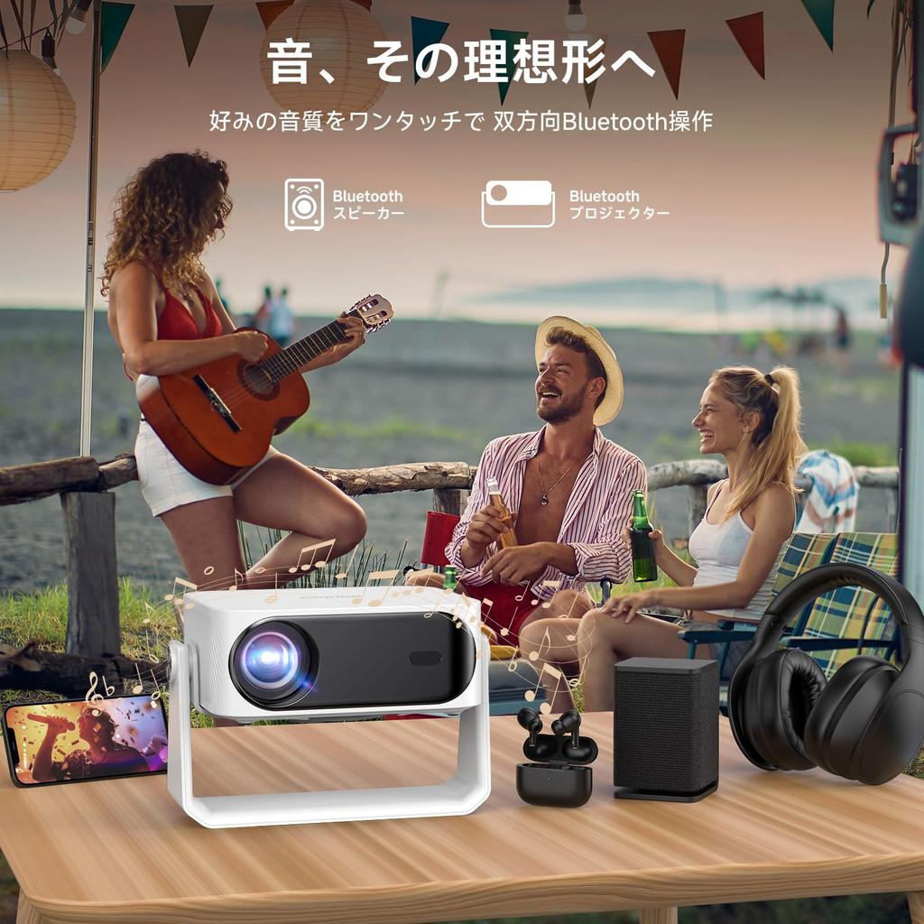 ISinbox 2025 Компактный потолочный проектор с 1200 ANSI, высокое разрешение 1080P 4K, 6D 6P, автоматическая коррекция трапецеидальных искажений, двунаправленный Bluetooth, большой портативный для гостиной