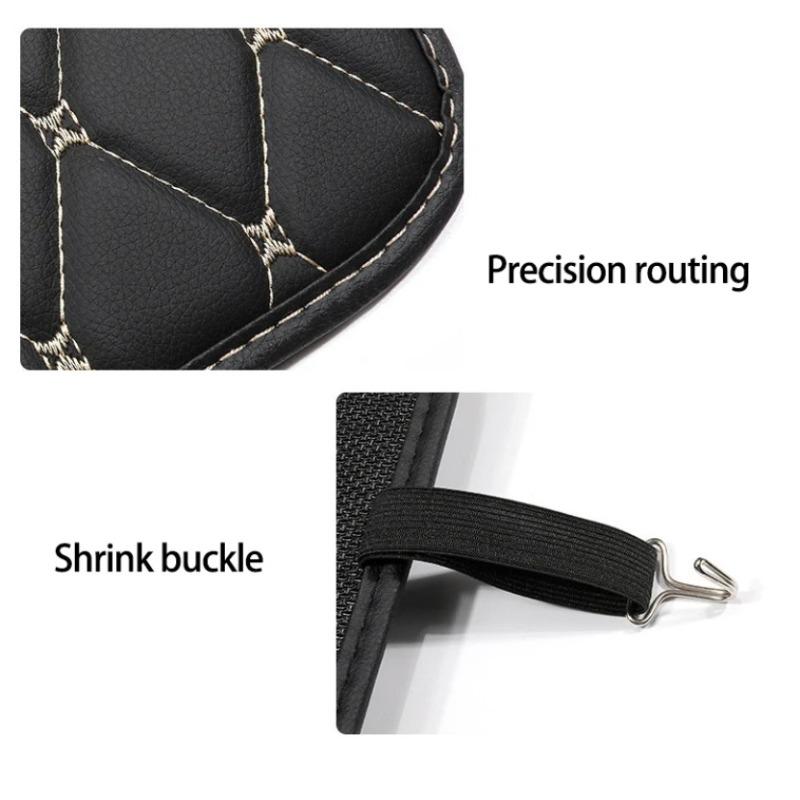 New PU Leather Car Anti-Kick Mats Auto Seat Back Protector Cover For Children Car Back Seat Anti-Dirty Pad Car Accessories