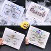 New Crystal Facial Eyebrow Sticker Eye Stickers Forehead Face Sticker Acrylic Gem Temporary Tattoo Party Rhinestone Makeup Tools