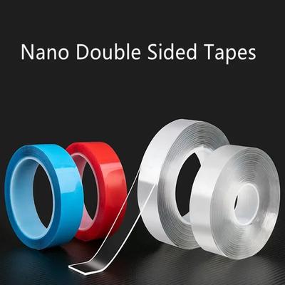 Нано-двусторонняя лента, водостойкая прозрачная лента для повторного использования, клей для фарфора, супер клей Cinta Doble Cara Extra Fuerte