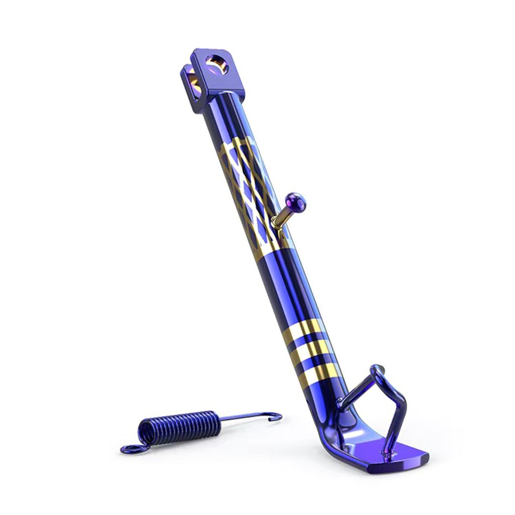 ATV Motorbike Universal Adjustable Kickstand Side Stand Holder Parking Rack Support Foot Scooter E-Bike Sidestand Holder