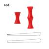 1Set Hunting Archery Target Recurve Bowstring Finger Guard Sever Soft Silicone Bow String Protector Gear Outdoor Shooting Sports