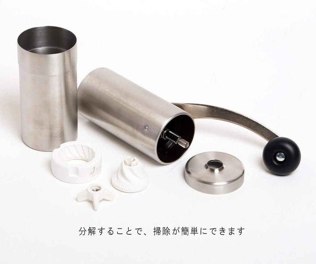 Porlex Ceramic Coffee Mill 2 Handle Holder Set Coffee Mill Grinder Mini Compact Grinder Coffee Mill Manual Stainless Steel Made In Japan Coffee Mill