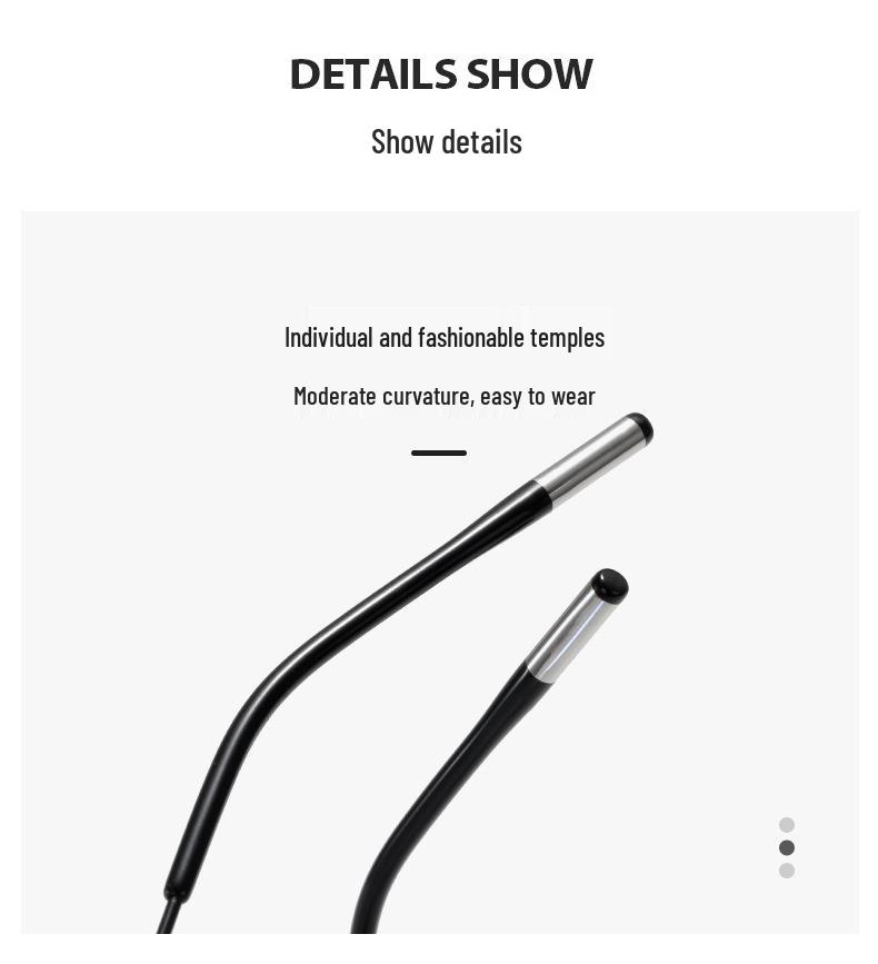 Ultralight Metal Progressive Multifocal Anti-Blue Light Full-Rim Reading Glasses