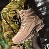 Men's Desert Combat Boot Mens Ankle Boot Tactical Ankle Boot Male Hiking Shoes Work Safety Shoes Motocycle Boots Big Size 39-46