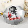 Neymar Player Action Outdoor Automatic Umbrella Sturdy 8-Rib Shaft Compact Design All-Season Travel Stylish Accessory