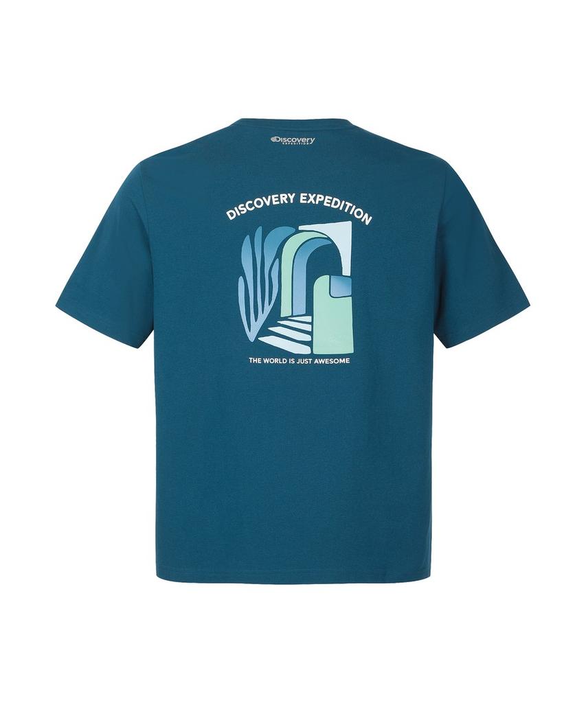 DISCOVERY EXPEDITION Uni Freshvent Arch Graphic Short Sleeve T-Shirt (D/Turquoise)