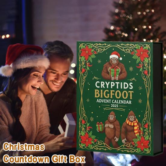 Рождественский дикарь Адвент-календарь Мультяшная фигурка дикаря Рождественский календарь обратного отсчета