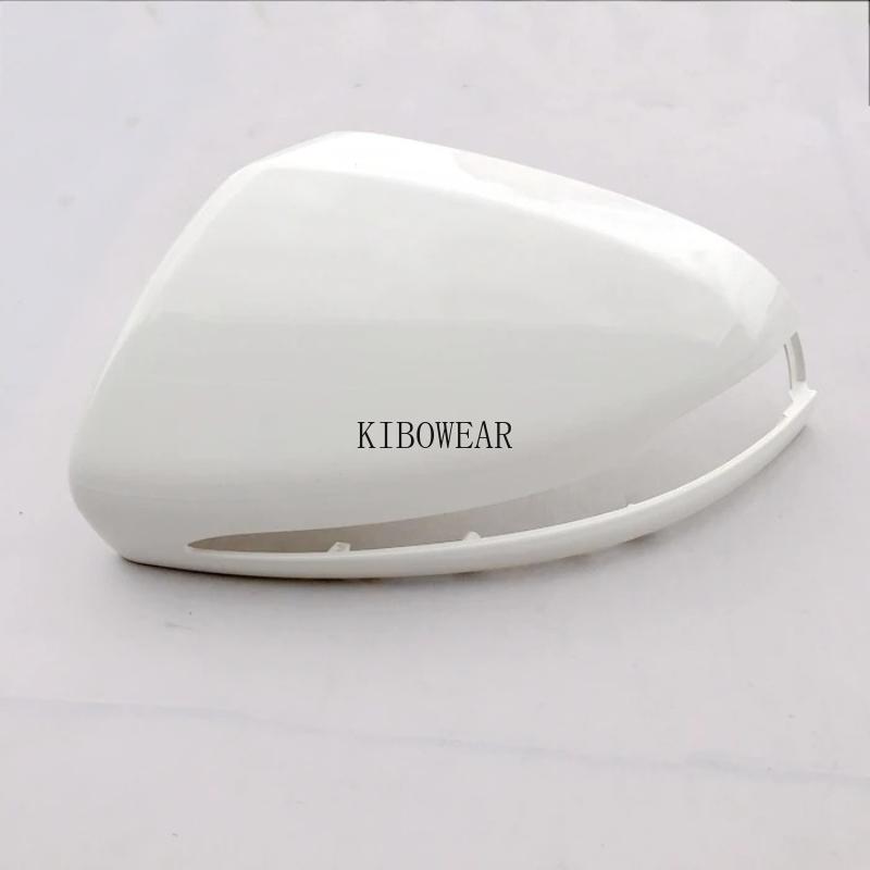 White/Black Side Mirror Cover Cap for Mercedes Benz W205 W213 W222 2016- B GLB W253 -2025 C E S GLC Class Glossy Replace