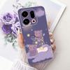 Clear For Oppo Find X9 Case Cover Cute Cat Fashion Butterfly Luxury Painted Soft Casing For Oppo CPH2797 PLJ110