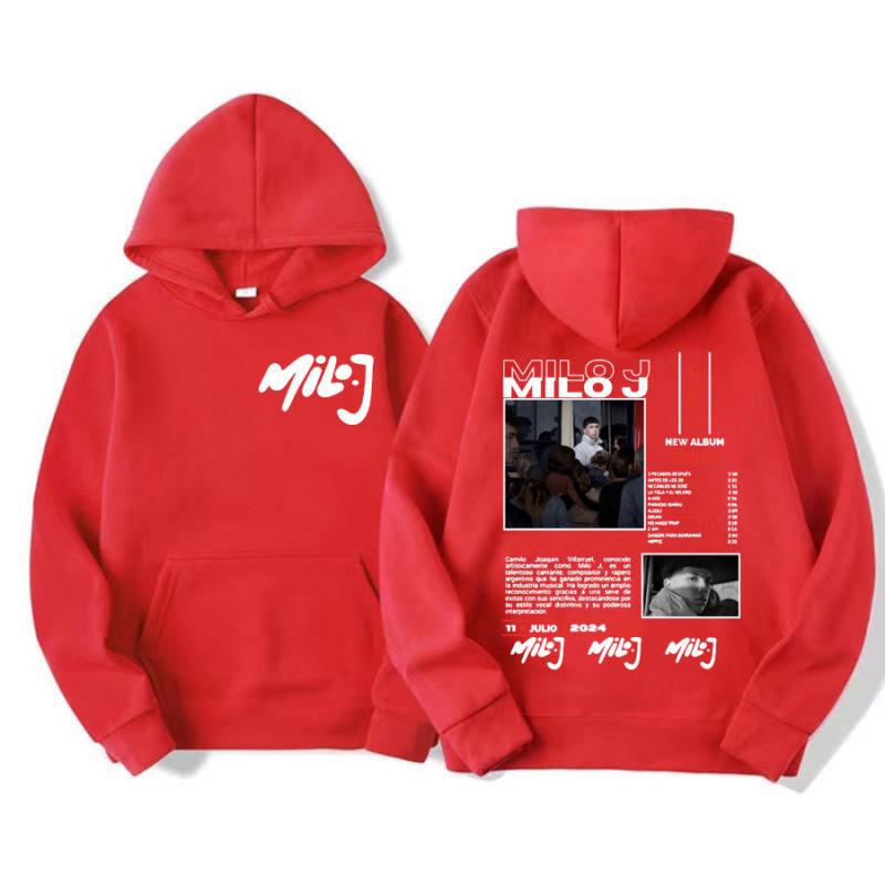 Худи с изображением рэпера Milo J 511, из альбома Music Album, для тура, Харадзюку
