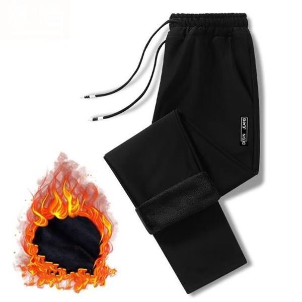 Флисовые брюки мужские флисовые спортивные штаны мужские зимние флисовые спортивные штаны с эластичной резинкой на талии и завязками на утолщенной флисовой подкладке спортивные штаны