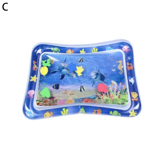 Коврик с датчиком воды для кошек, утолщенный сенсорный игровой коврик с рыбным узором, надувное охлаждение