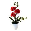 Small Ball Chrysanthemum Faux Chrysanthemum Flowerpotted Plastic Fake Flower  Home Decoration