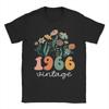 Limited 60 Edition 1966 60th Birthday T Shirt Unisex Unisex Pure Cotton Tshirt Crew Neck Tee Shirt Short Sleeve Clothes