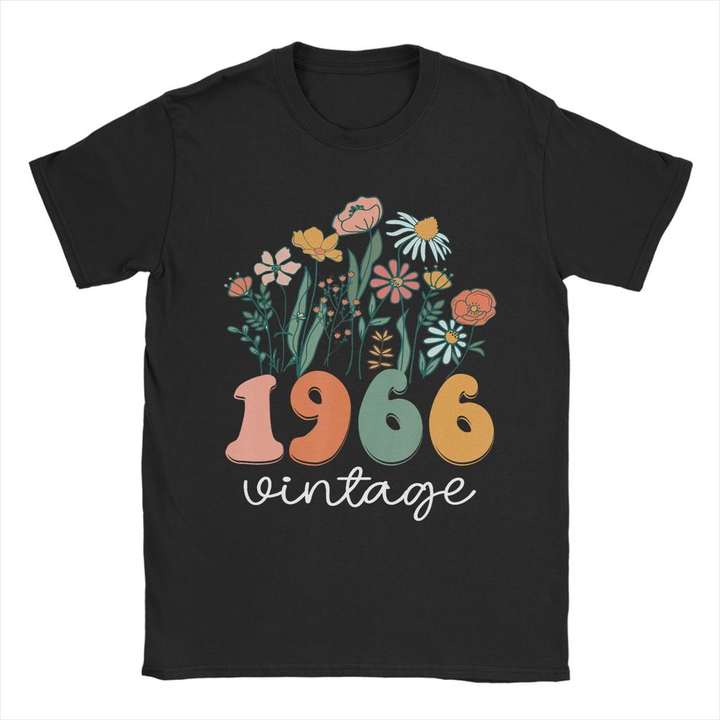 Limited 60 Edition 1966 60th Birthday T Shirt Unisex Unisex Pure Cotton Tshirt Crew Neck Tee Shirt Short Sleeve Clothes
