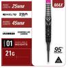 TARGET CHARIS G5 MAX Cathy Leung 95% Tungsten 21g Soft Tip Darts