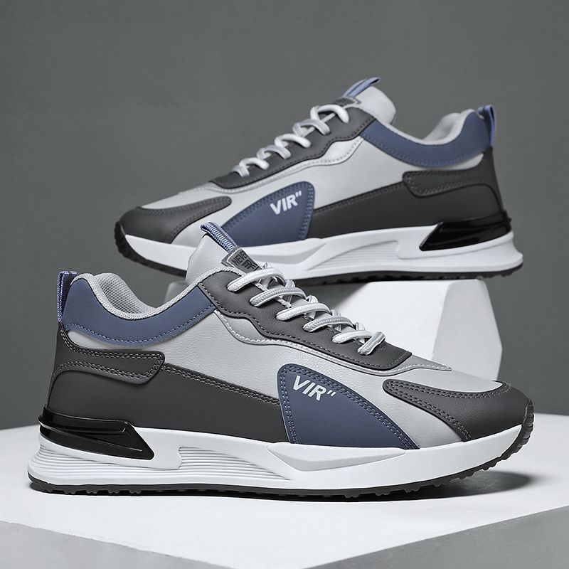 Leather% Straight Hair New Men's Shoes Casual Shoes Running Versatile Sneakers Men's