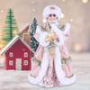 Рождественская кукла девочка статуэтка фигурка скульптура, рождественское украшение, настольное украшение, для DIY