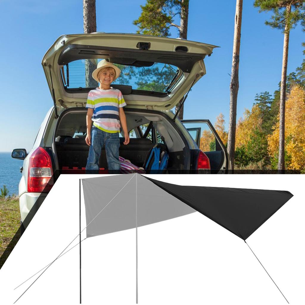Автомобильный тент Водонепроницаемая задняя палатка для автомобиля Солнцезащитный навес Брезентовая палатка для уличного оборудования Фургон Седаны Автобусы Автомобильный грузовик