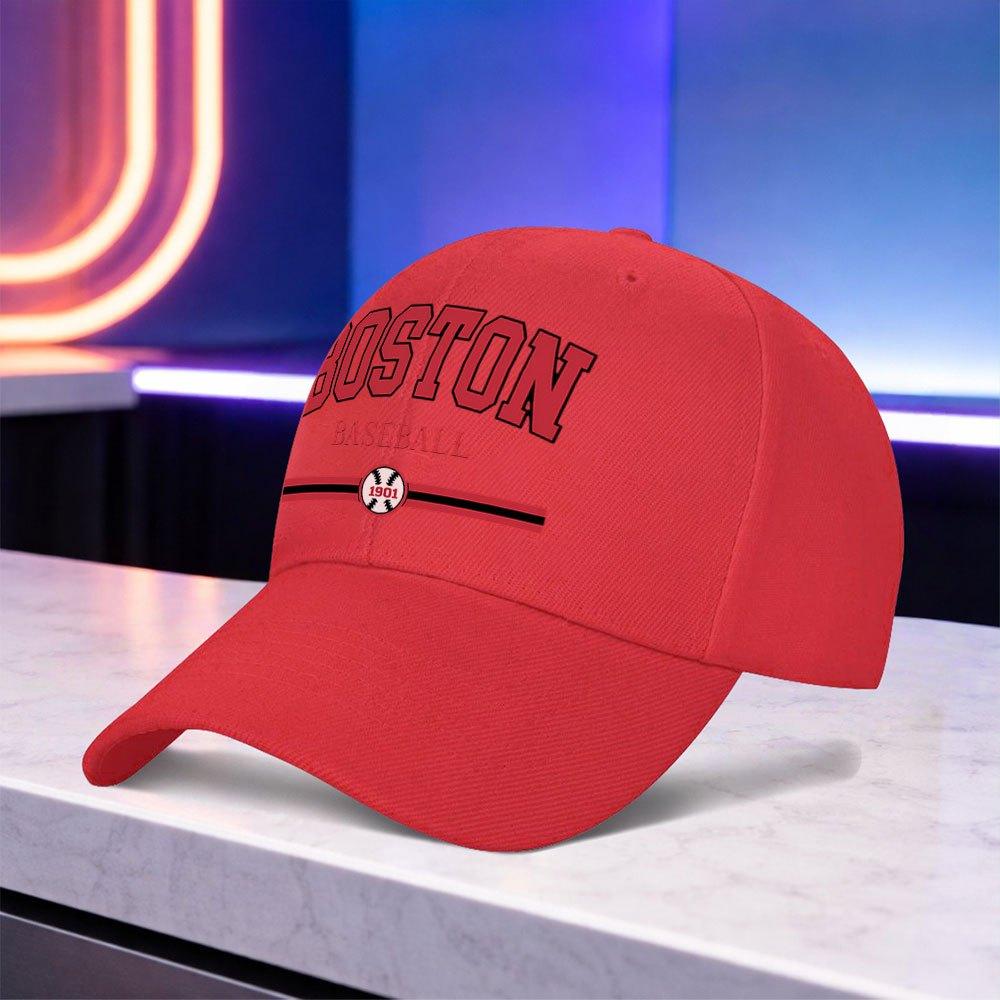 Boston Baseball Cap for Unisex Women Lightweight Unisex Maoqing Cap for Outdoor Sports Weddings Parties Festivals