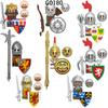 The Lionheart Greek Hoplite Asperity Infantry Knight Ascension Bowman Frontline Model Blocks MOC Bricks Set Gifts Toys G0180