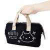 Skater Canvas Fabric Insulated Clasp Lunch Bag Handbag Cat KGAF1-A