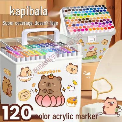 Детский набор нетоксичных смываемых акварельных маркеров для детского сада и начальной школы