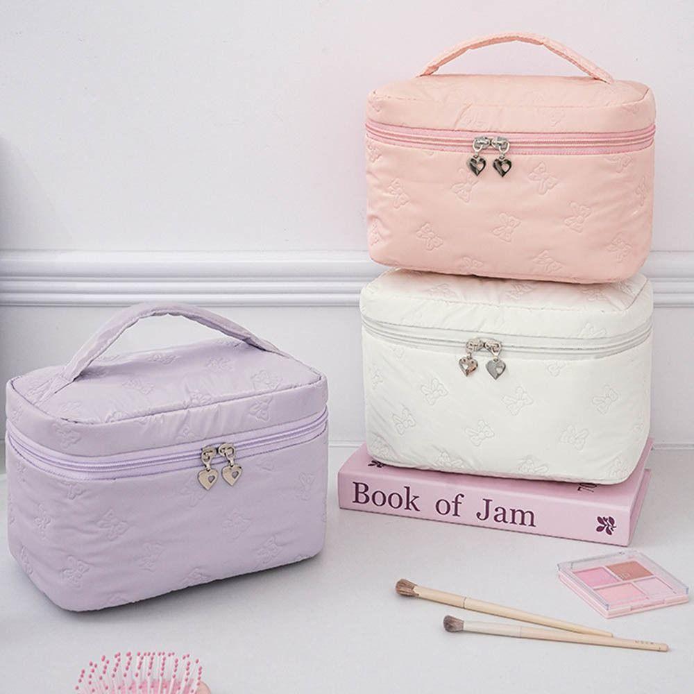 Large Capacity Travel Washroom Bag Square Cosmetics Storage Bag Fashion Women Makeup Bag Toilet