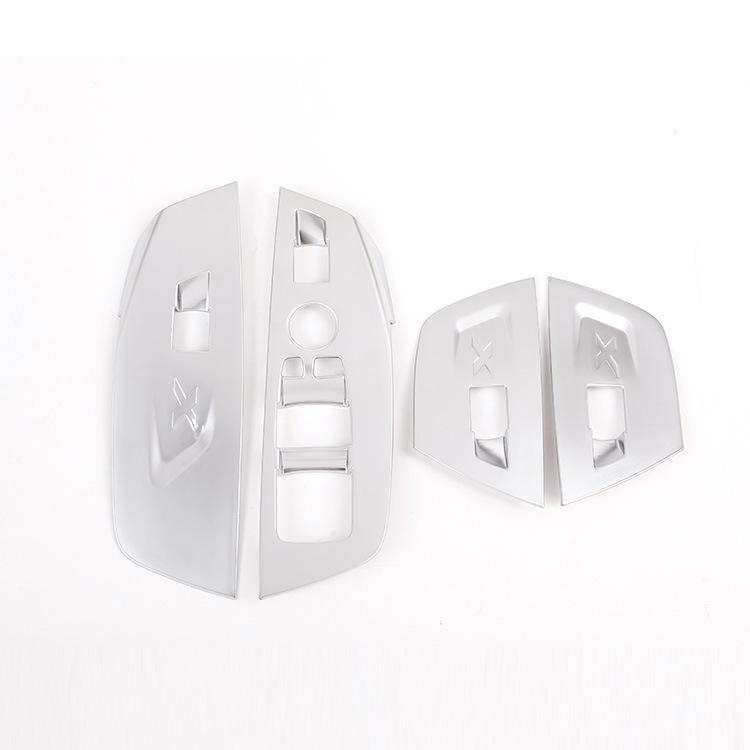 Кнопка подъема окна автомобиля, рамка, наклейка, панель для BMW X3 X4 G01 G02 2018-2022, авто интерьер