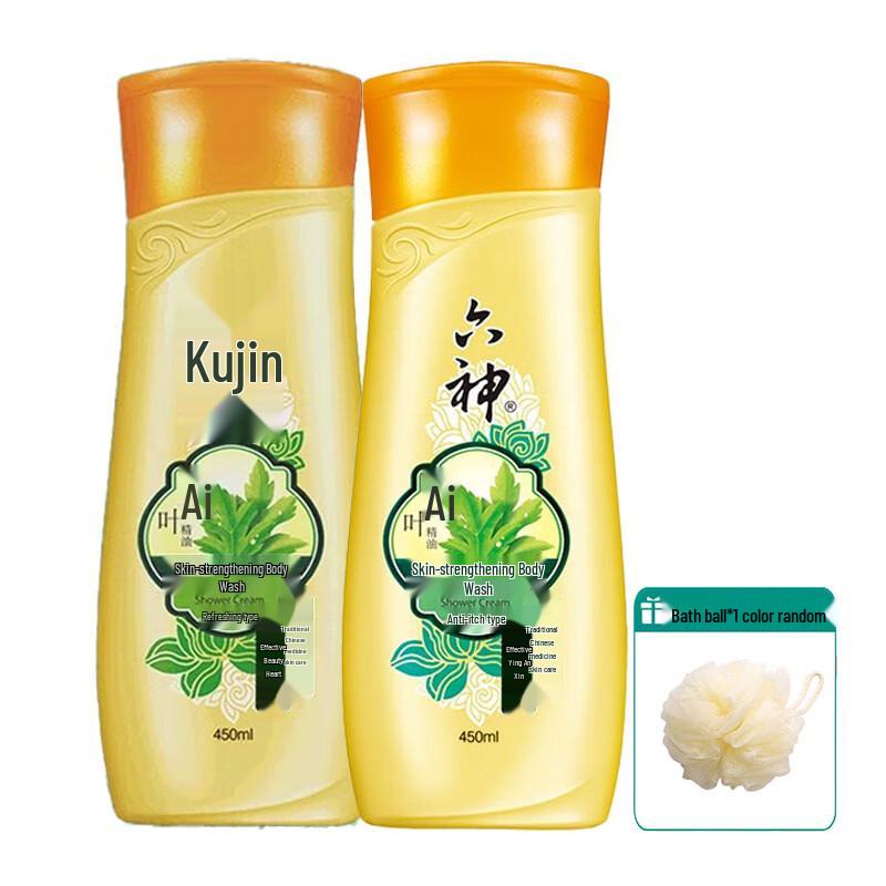 Liushen Mugwort Healthy Skin Cooling Shower Gel (2x450ml)