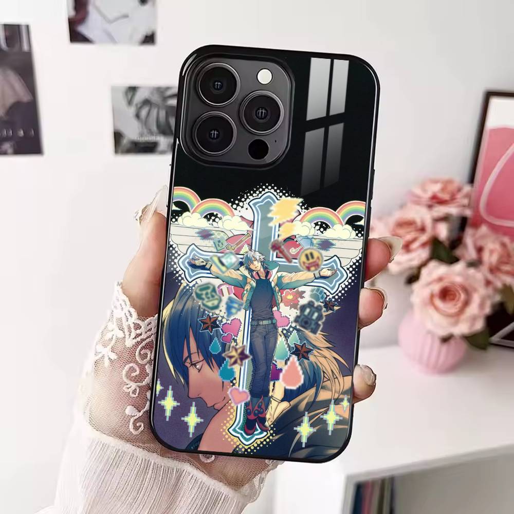 Чехол для телефона D-Dramatical Animer M-Murder для iPhone 17 16 15 14 13 12 Pro Max Plus для Magsafe Зеркальный Беспроводной Магнитный Чехол
