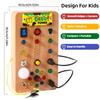 Cross-border Children's LED Interactive Busy Board Educational Toy