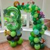 Number Balloon - Party Decoration - Green - 40" - Aluminum Foil - Birthday