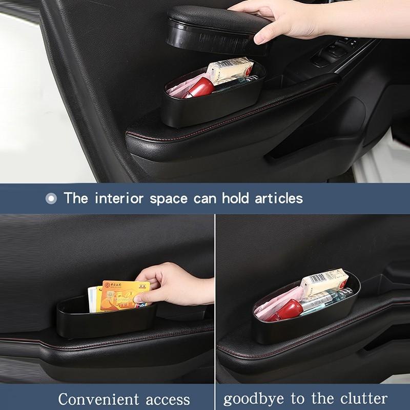 1шт эргономичный кожаный подлокотник двери автомобиля с ящиком для хранения