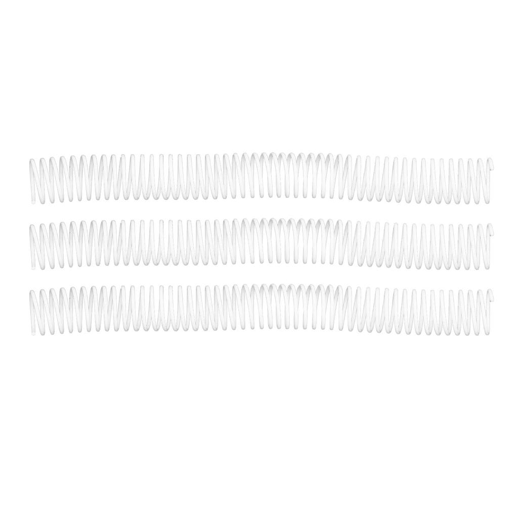 35 шт., катушки для переплета бумаги формата А4, диаметр 25,4 мм, 48 петель, 4 шт.:Пластиковые спиральные гребни с шагом 1 питч, вместимость 215 листов, белые
