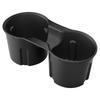 Tesla Model 3 Y Center Console Cup Holder Insert with Relaxed Tesla Accessories ACP07107 2021-2023 & Grip, (Black)