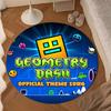 Geometry Dash: Dance To The Beat Round mat Home Decor, Chair rug For livingroom,Bedroom, doormat home decor Birthday Gift Christmas Gifts