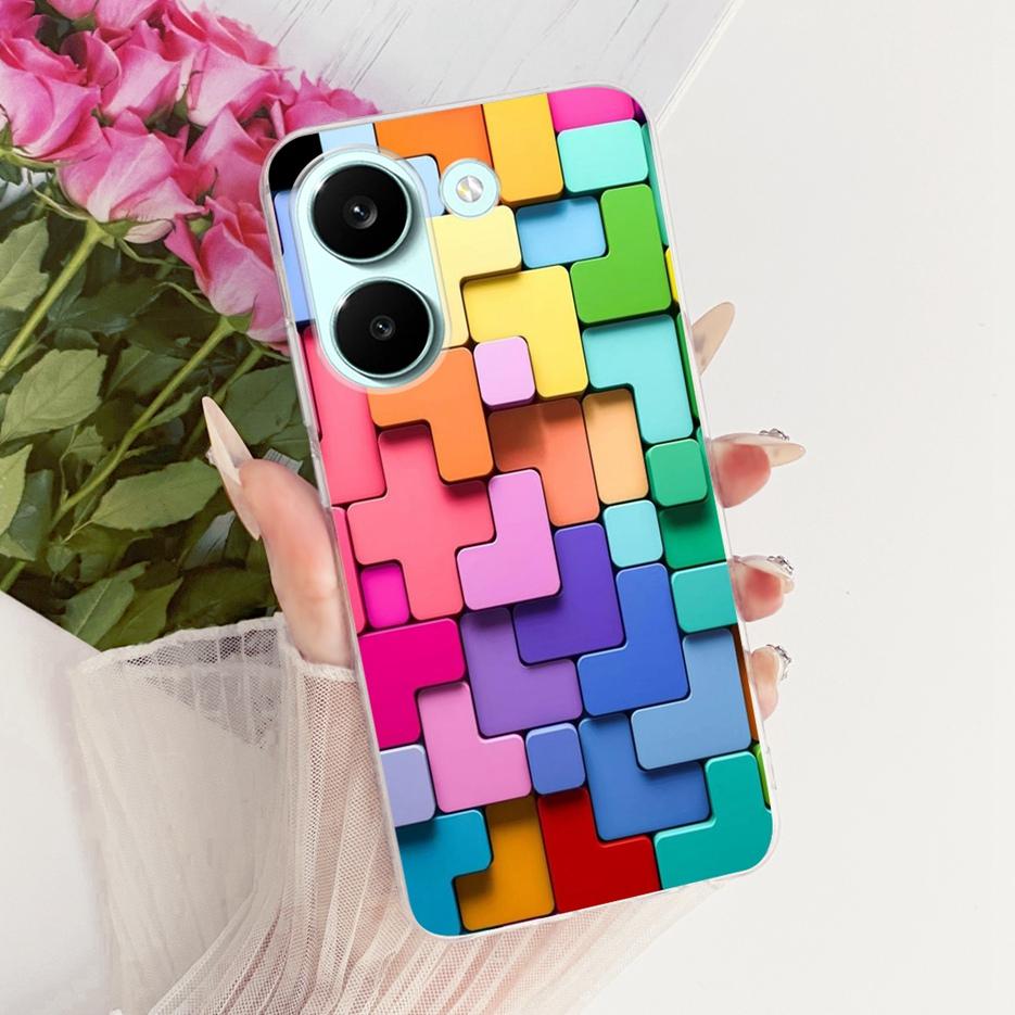 Чехол для Xiaomi Poco X8 Pro 5G Милый Чехол с Рисунком Сердечка Мягкий Тонкий Чехол для Телефона Для Xiaomi Poco X8 Pro Max PocoX8 Pro 5G
