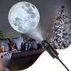 1 Light + 1colored Moon Filament Yellow, White and Blue. USB Plug Portable LED Projection Light Bedroom Ceiling Photo Background Decorative Light