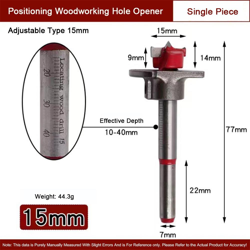 1Pcs Positioning Hinge Hole Saw Adjustable Drill Bits Tipped Drilling Tool Power Tool Accessory