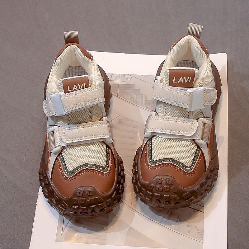 Обувь для мальчиков весна и осень новые сетчатые дышащие детские студенческие спортивные туфли средние туфли для мальчиков постарше для пап