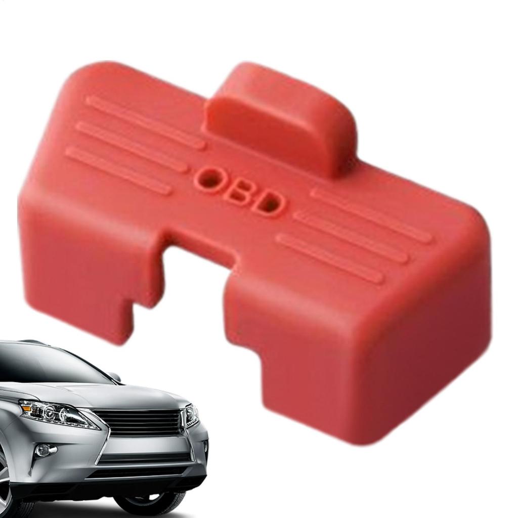 1 шт. Силиконовая заглушка-защита порта OBD для автомобиля, защитная крышка от пыли, водонепроницаемая, ударопрочная, антикоррозийная, универсальный автомобильный аксессуар